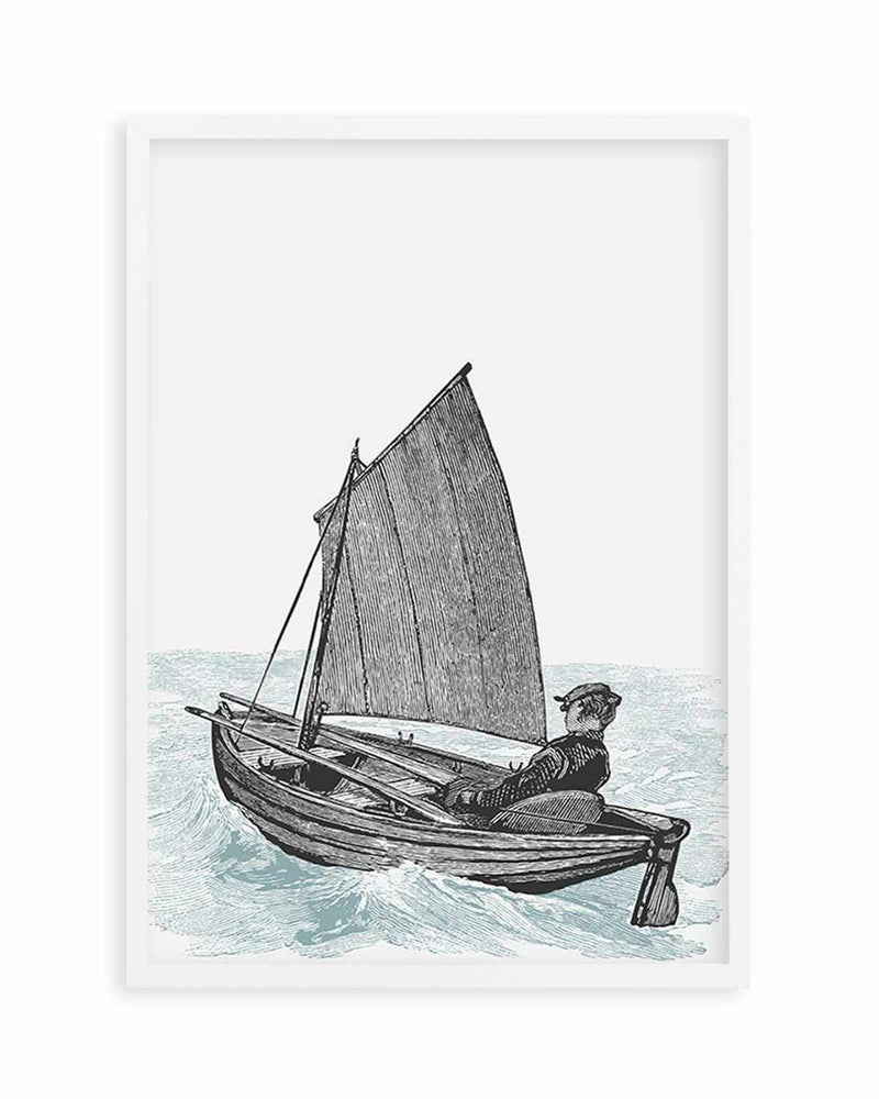 Sailing | 2 Colour Options Art Print