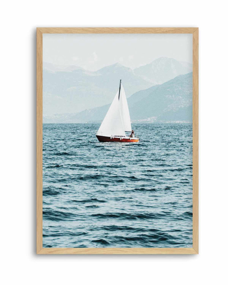Sailing in Lake Como, Italy | Art Print