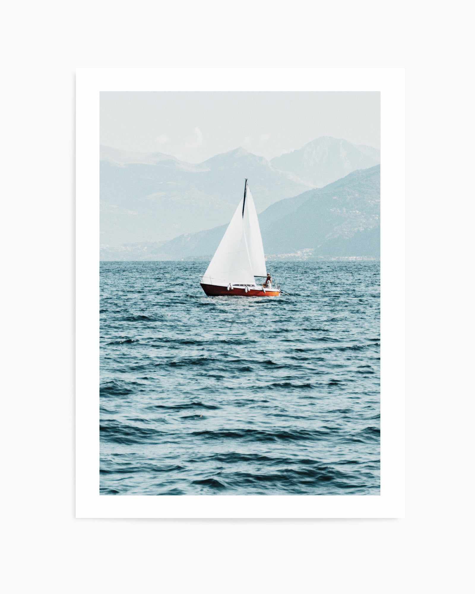 Sailing in Lake Como, Italy | Art Print