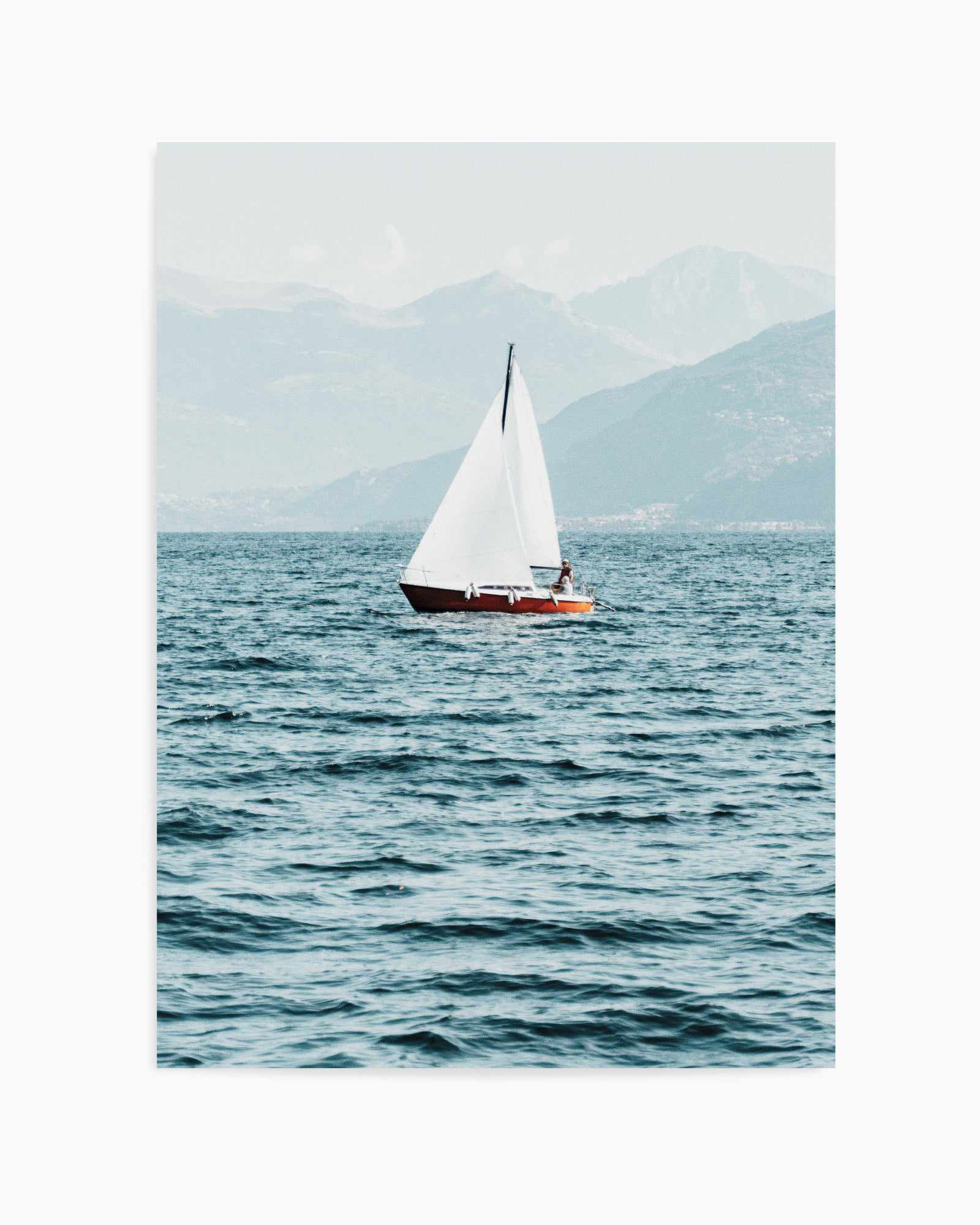 Sailing in Lake Como, Italy | Art Print