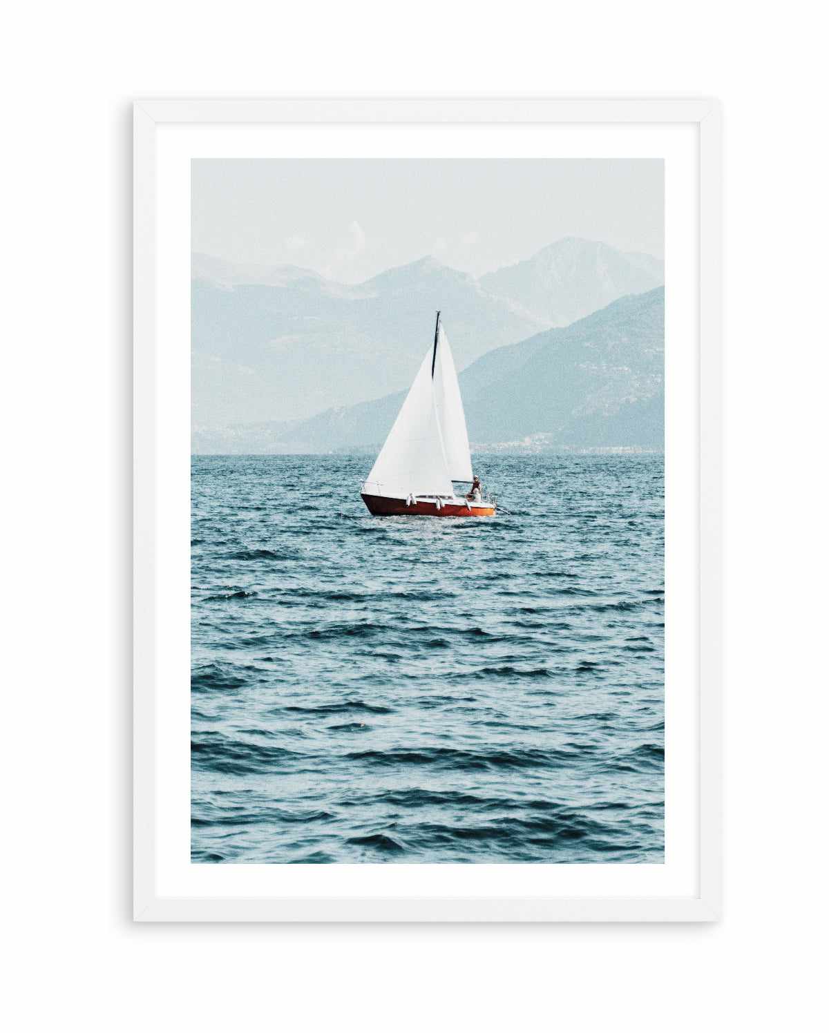 Sailing in Lake Como, Italy | Art Print