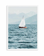 Sailing in Lake Como, Italy | Art Print
