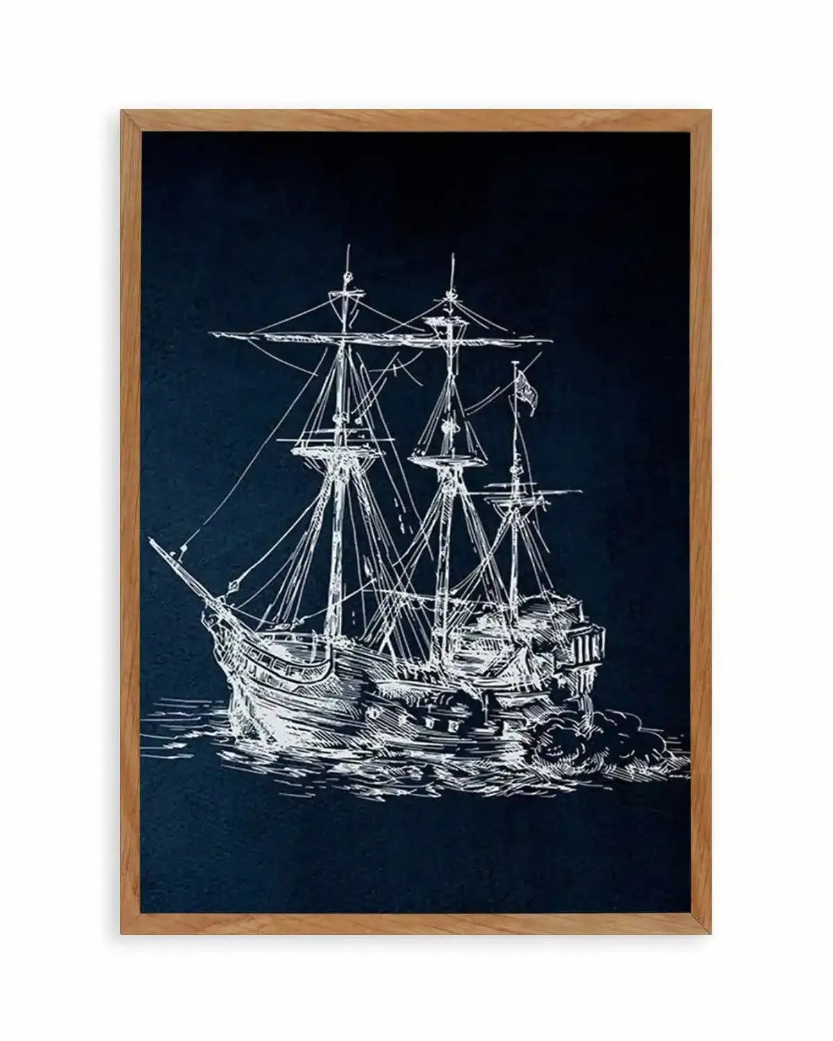 Sailing the Seas I Art Print from Olive et Oriel where you can shop wallpaper and artworks online