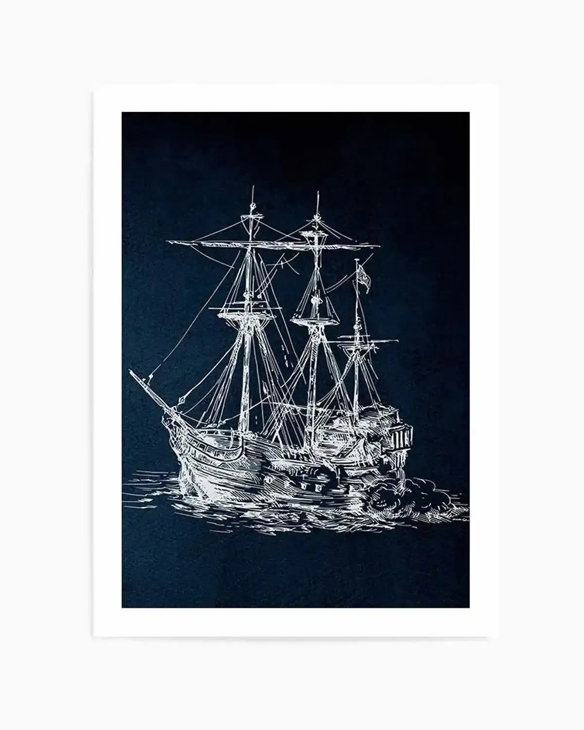 Sailing the Seas I Art Print from Olive et Oriel where you can shop wallpaper and artworks online