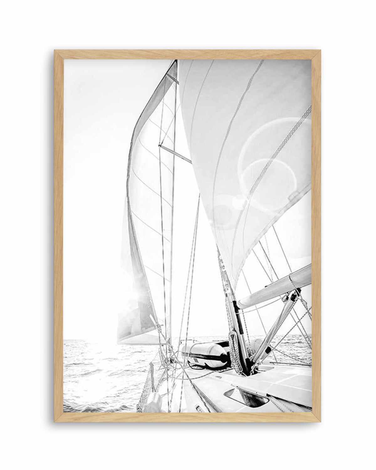 Sailing to the Sunset Art Print