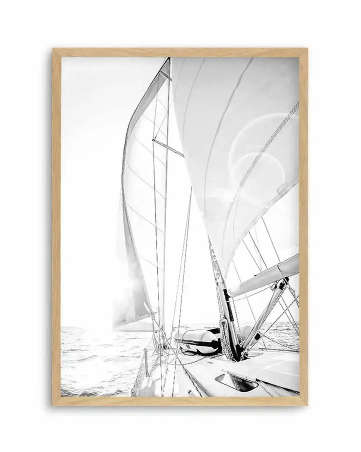 Sailing to the Sunset Art Print from Olive et Oriel where you can shop wallpaper and artworks online