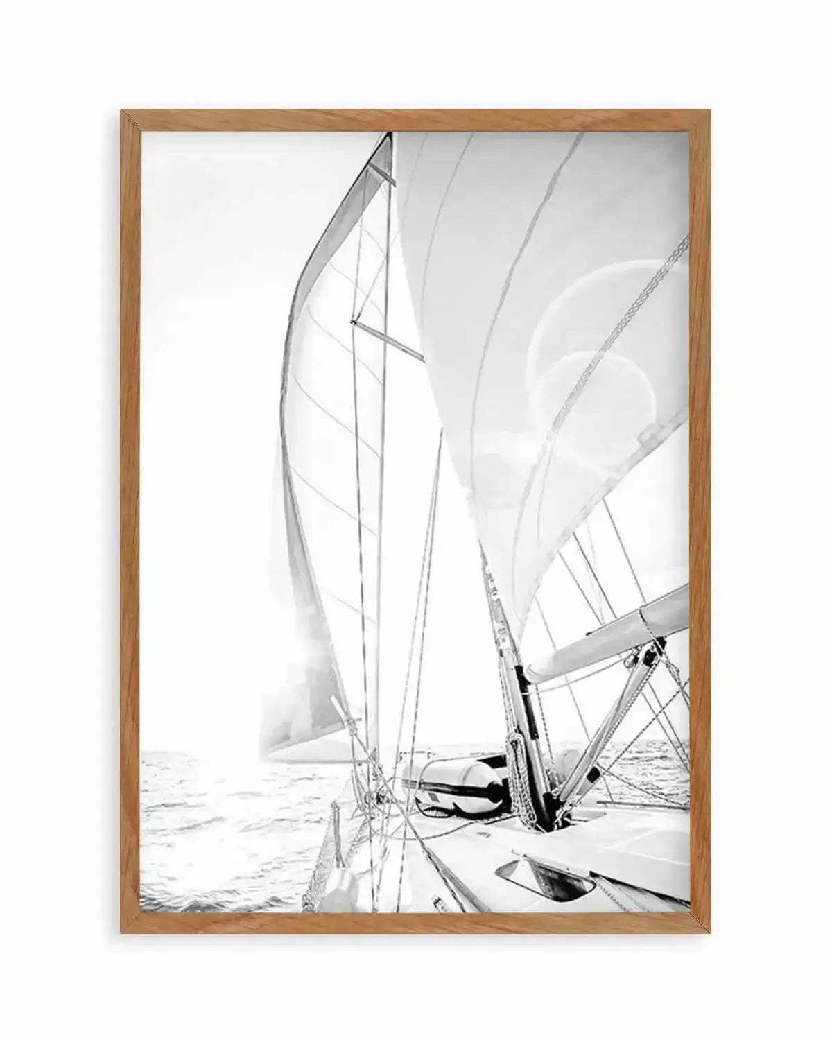 Sailing to the Sunset Art Print from Olive et Oriel where you can shop wallpaper and artworks online