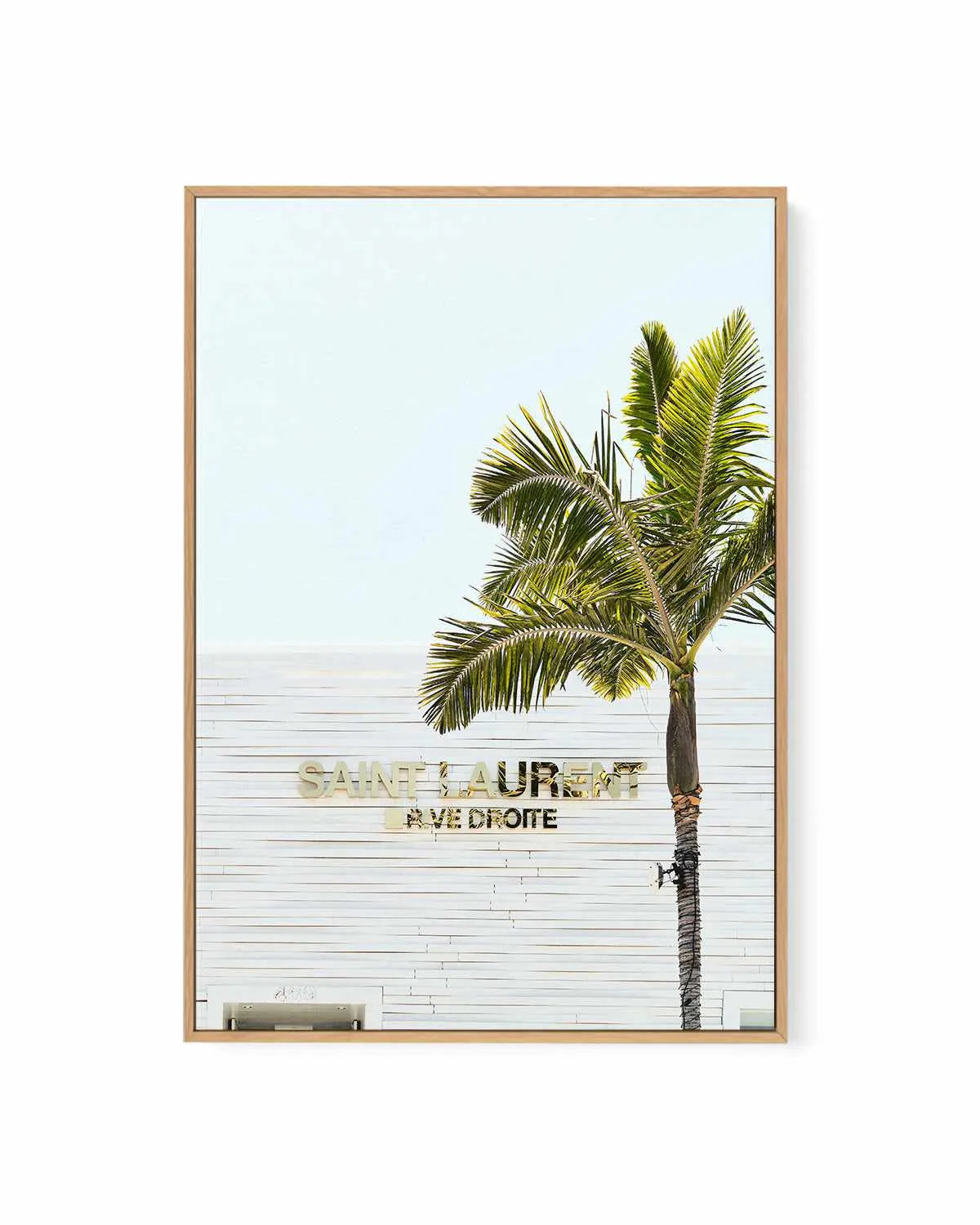 Saint Laurent by Christian Lambert | Framed Canvas Art Print from Olive et Oriel where you can shop wallpaper and artworks online