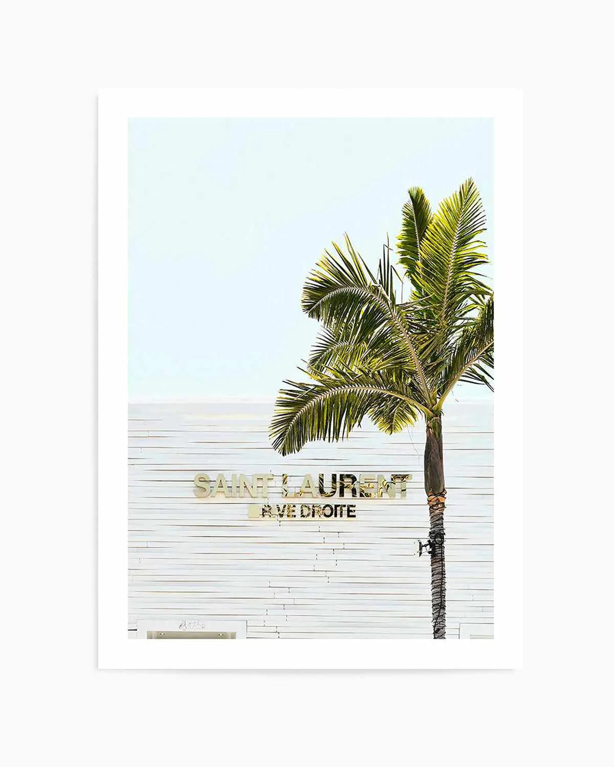 Saint Laurent by Christian Lambert Art Print from Olive et Oriel where you can shop wallpaper and artworks online