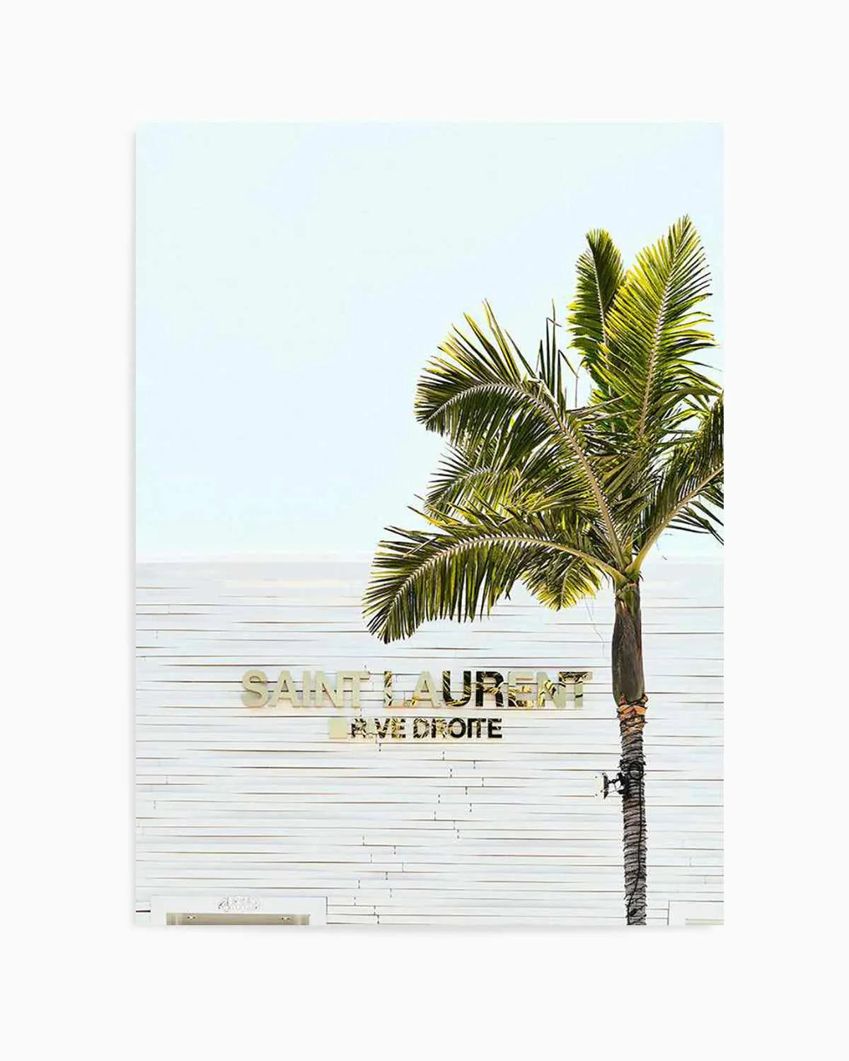 Saint Laurent by Christian Lambert Art Print from Olive et Oriel where you can shop wallpaper and artworks online