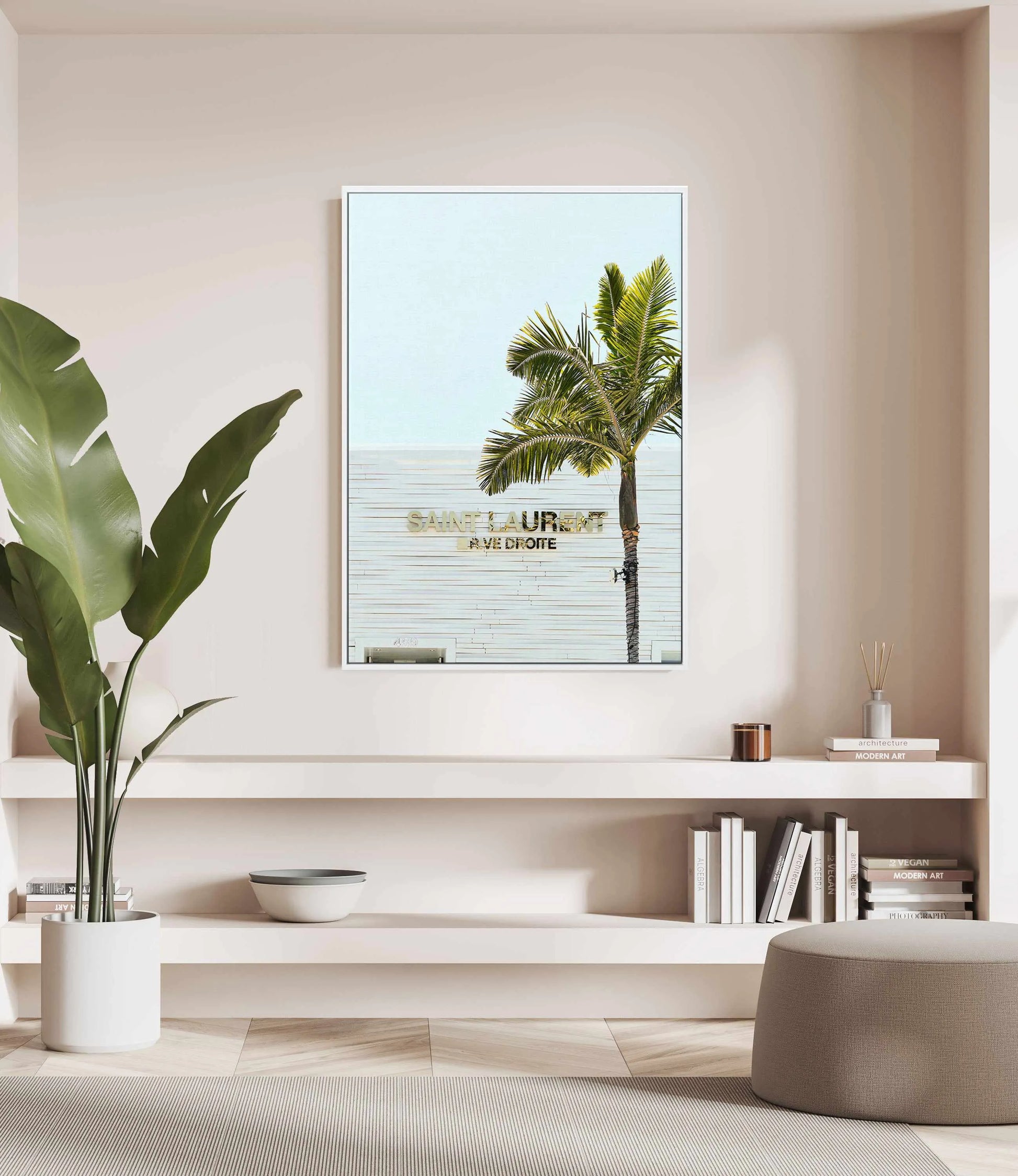 Saint Laurent by Christian Lambert | Framed Canvas Art Print from Olive et Oriel where you can shop wallpaper and artworks online