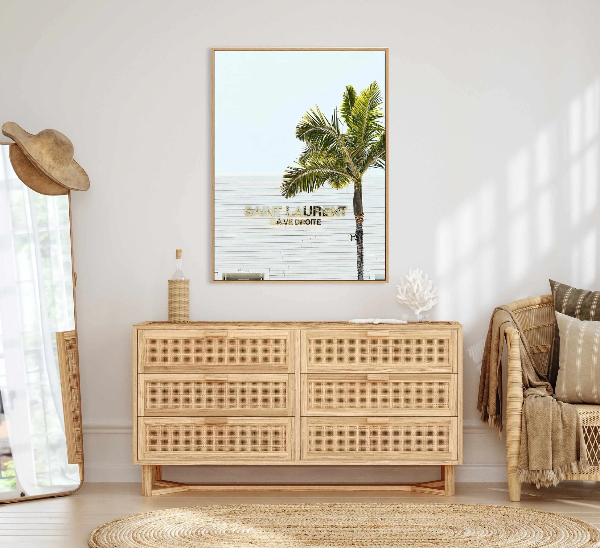 Saint Laurent by Christian Lambert | Framed Canvas Art Print from Olive et Oriel where you can shop wallpaper and artworks online