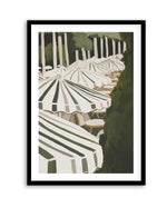 Saint Tropez Umbrellas II | Art Print