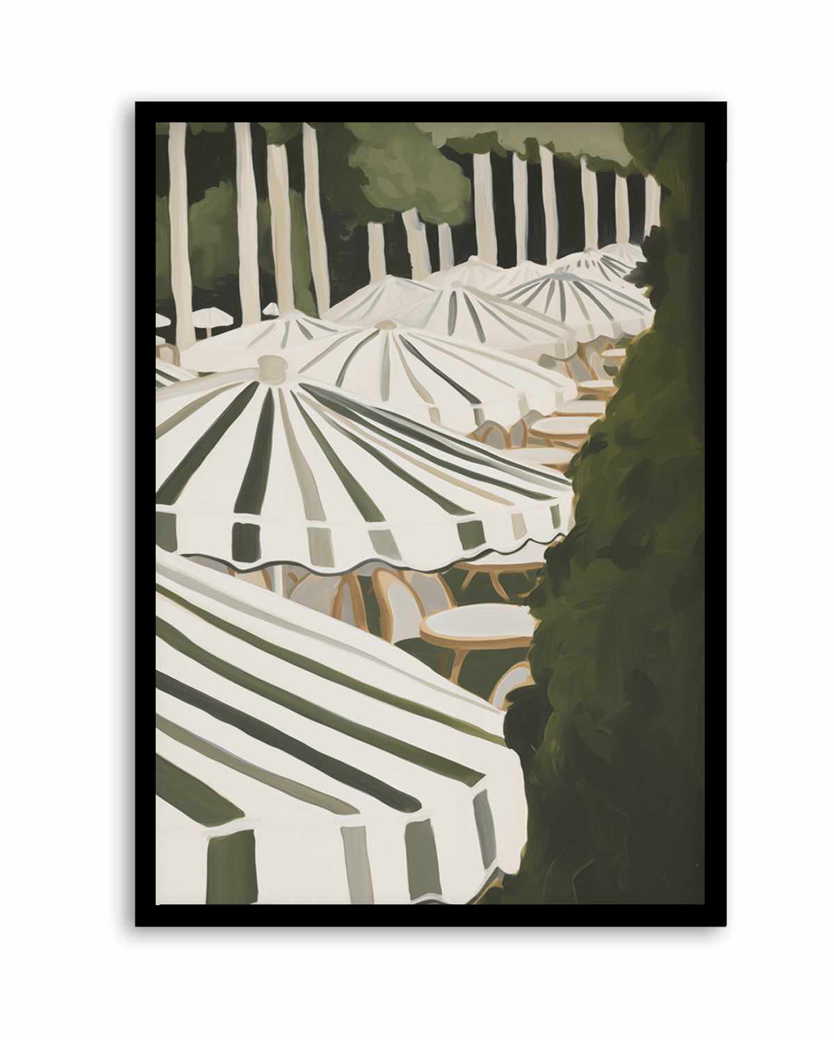 Saint Tropez Umbrellas II | Art Print