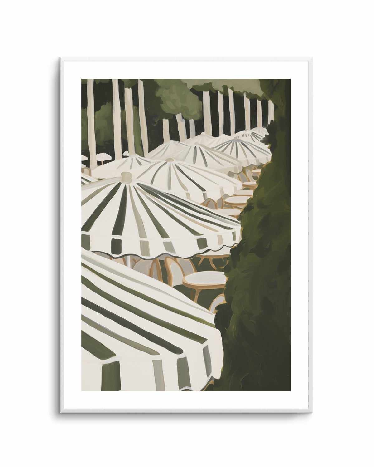 Saint Tropez Umbrellas II | Art Print