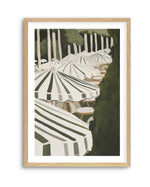 Saint Tropez Umbrellas II | Art Print