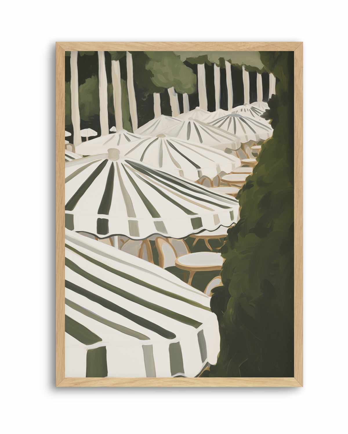 Saint Tropez Umbrellas II | Art Print