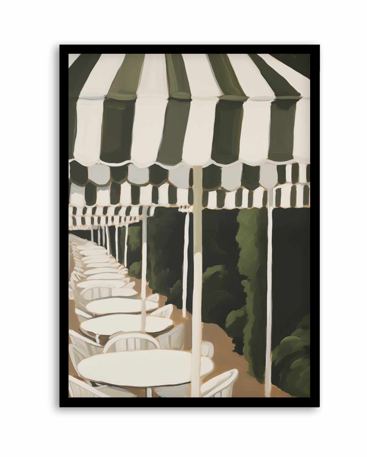 Saint Tropez Umbrellas III | Art Print