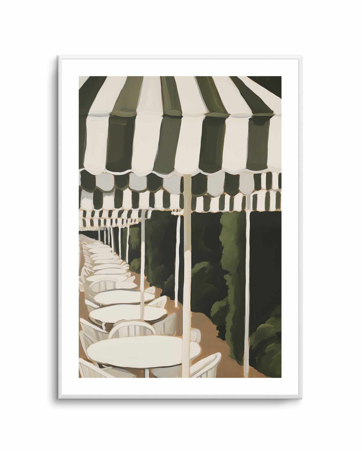 Saint Tropez Umbrellas III | Art Print