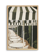 Saint Tropez Umbrellas III | Art Print