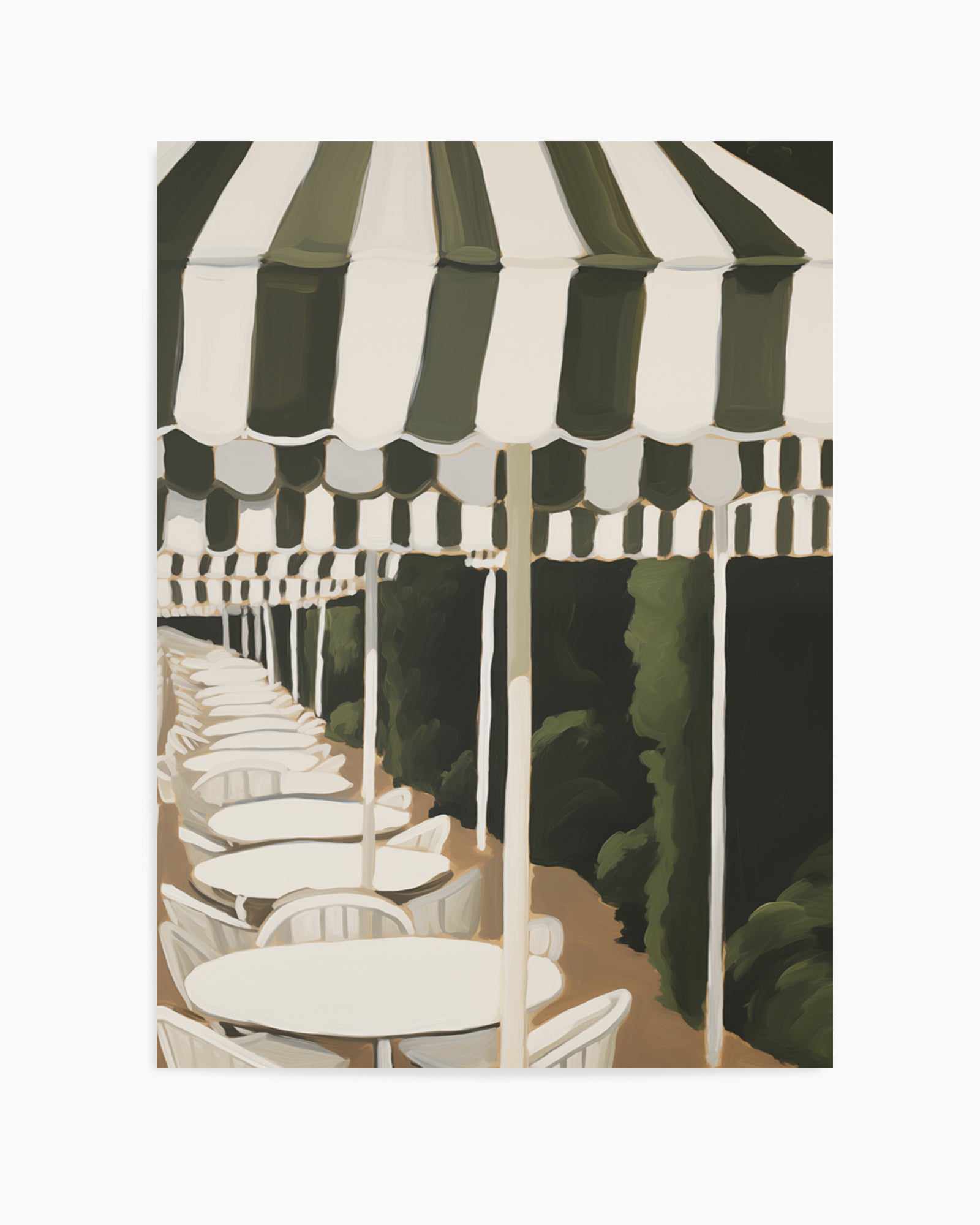 Saint Tropez Umbrellas III | Art Print