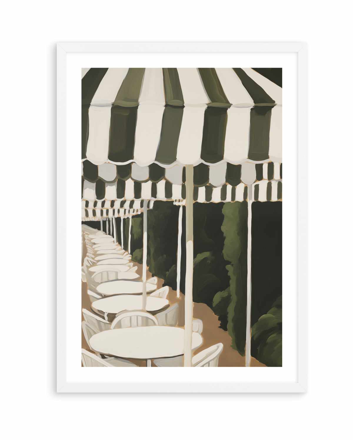 Saint Tropez Umbrellas III | Art Print