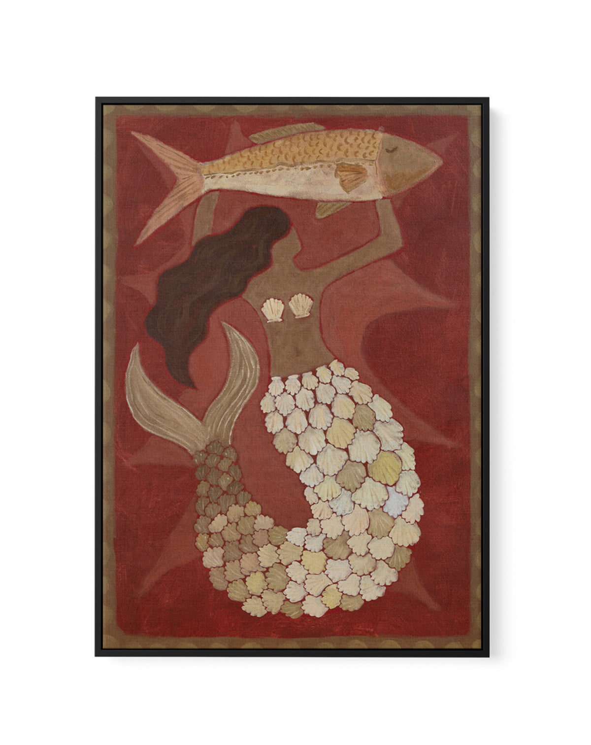Sally by Erin Champ | Framed Canvas Art Print