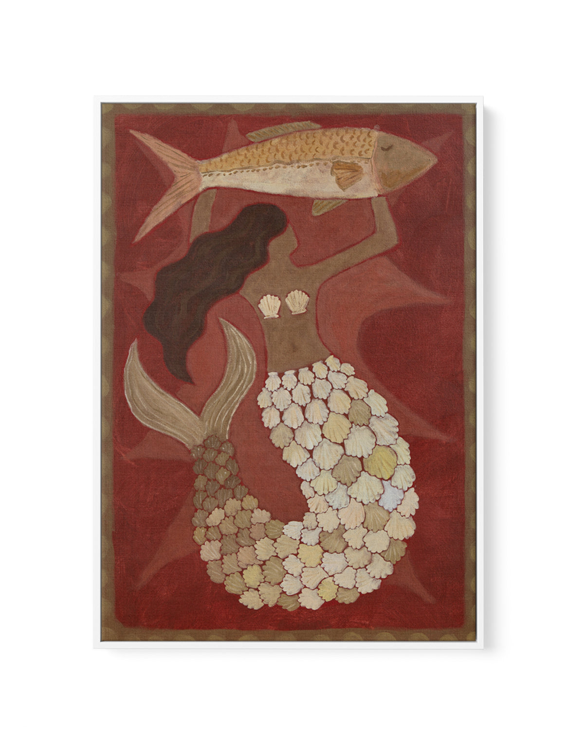 Sally by Erin Champ | Framed Canvas Art Print