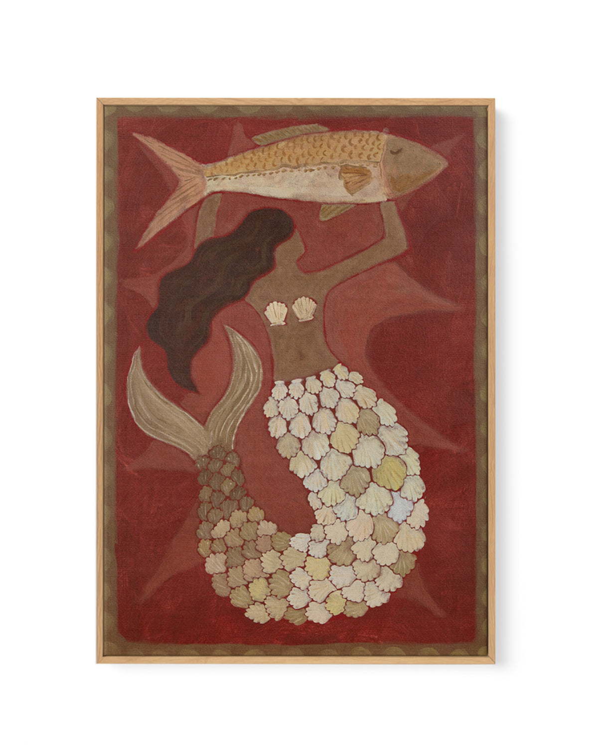 Sally by Erin Champ | Framed Canvas Art Print