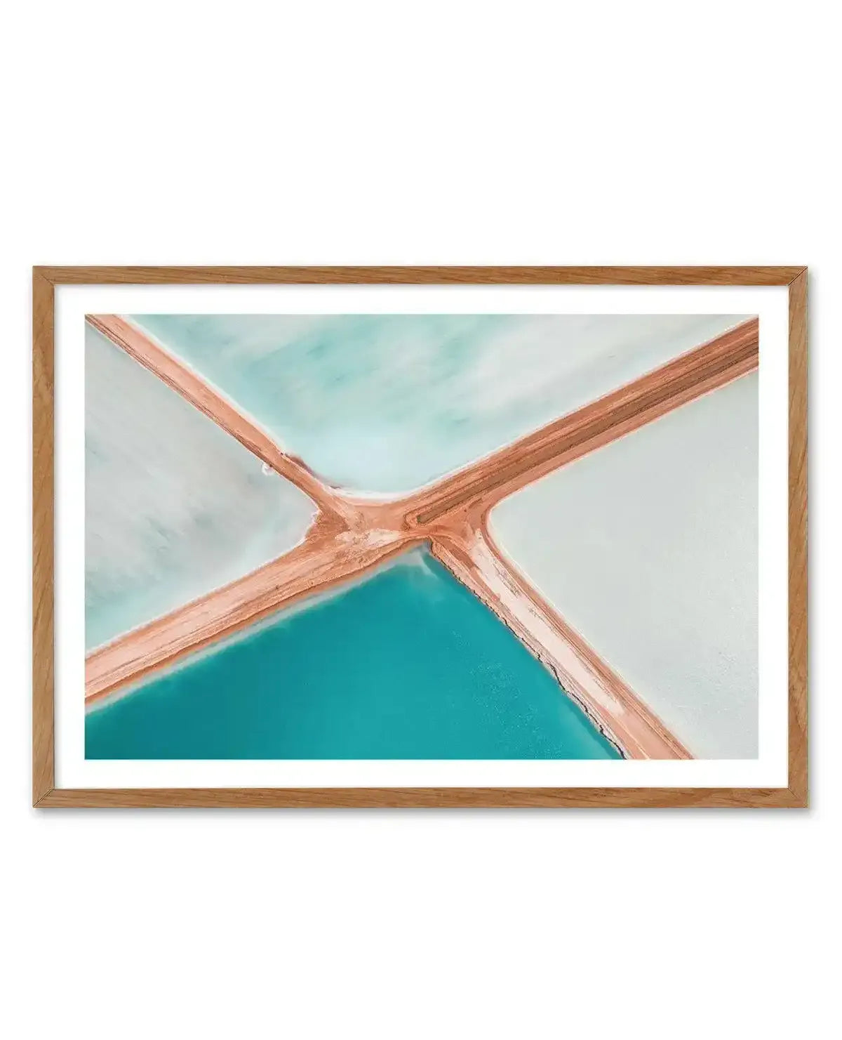 Salt Fields III Art Print-PRINT-Olive et Oriel-Olive et Oriel-50x70 cm | 19.6" x 27.5"-Walnut-With White Border-Buy-Australian-Art-Prints-Online-with-Olive-et-Oriel-Your-Artwork-Specialists-Austrailia-Decorate-With-Coastal-Photo-Wall-Art-Prints-From-Our-Beach-House-Artwork-Collection-Fine-Poster-and-Framed-Artwork