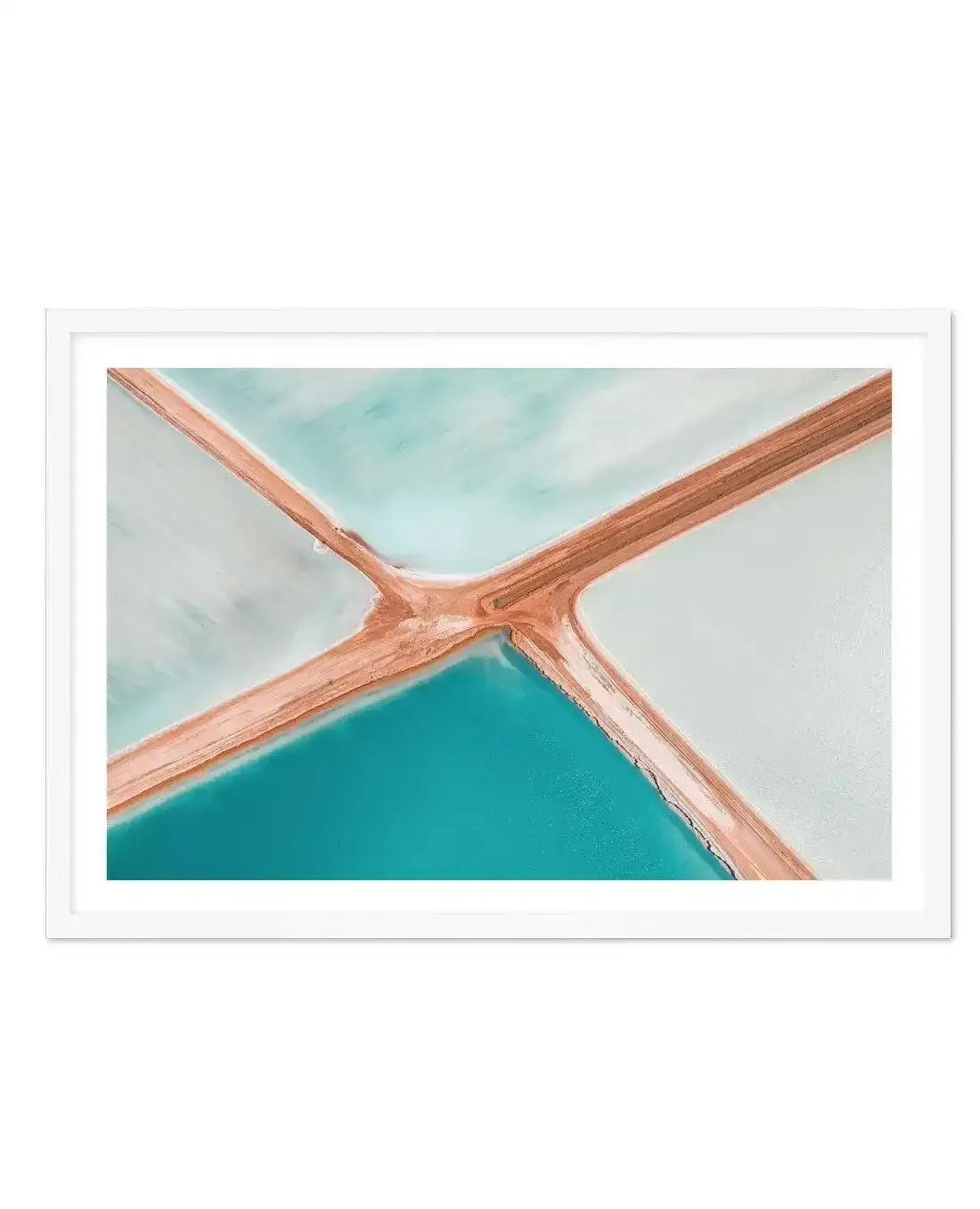 Salt Fields III Art Print-PRINT-Olive et Oriel-Olive et Oriel-A5 | 5.8" x 8.3" | 14.8 x 21cm-White-With White Border-Buy-Australian-Art-Prints-Online-with-Olive-et-Oriel-Your-Artwork-Specialists-Austrailia-Decorate-With-Coastal-Photo-Wall-Art-Prints-From-Our-Beach-House-Artwork-Collection-Fine-Poster-and-Framed-Artwork