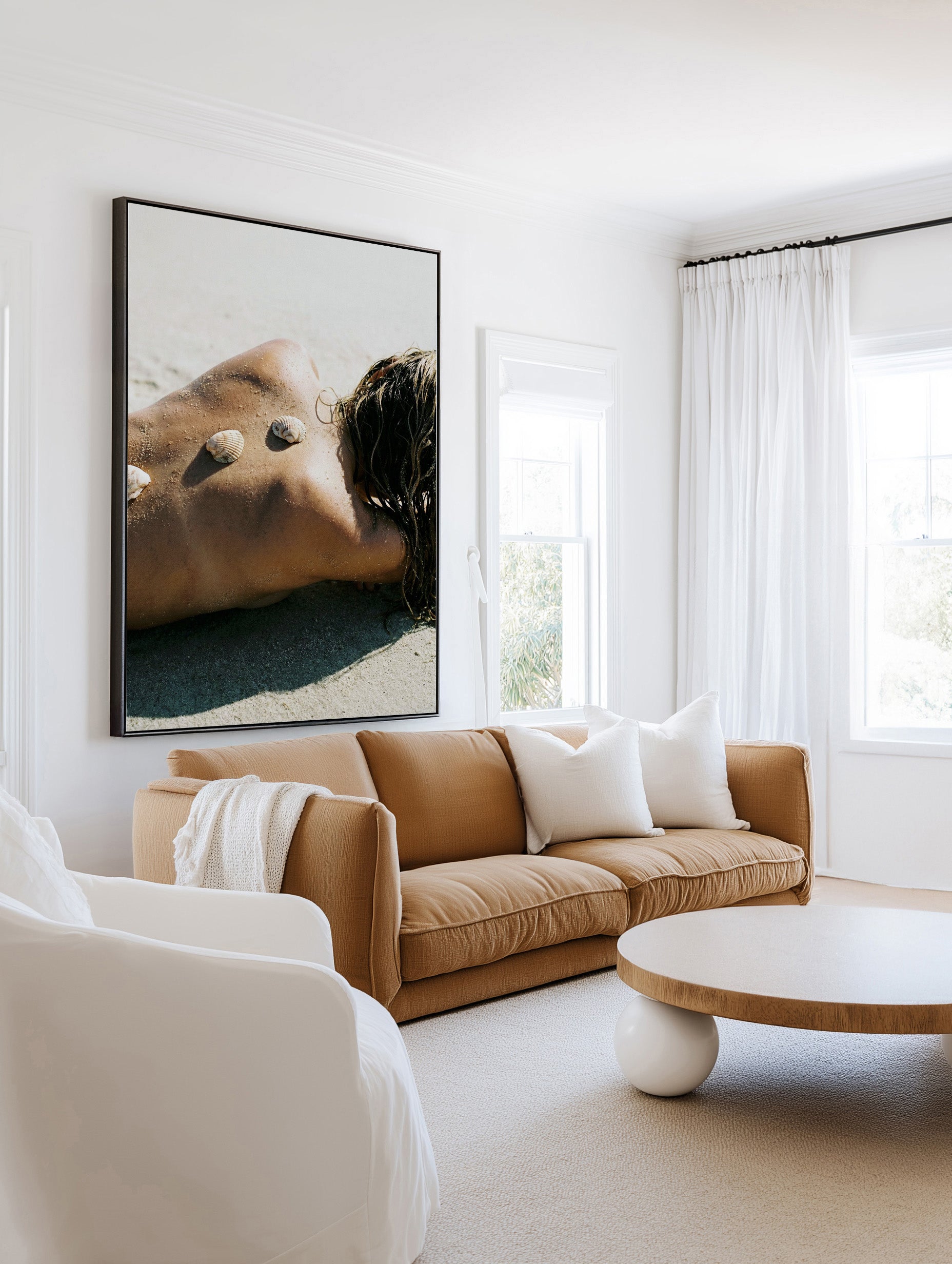 Salt Offering | Framed Canvas Art Print