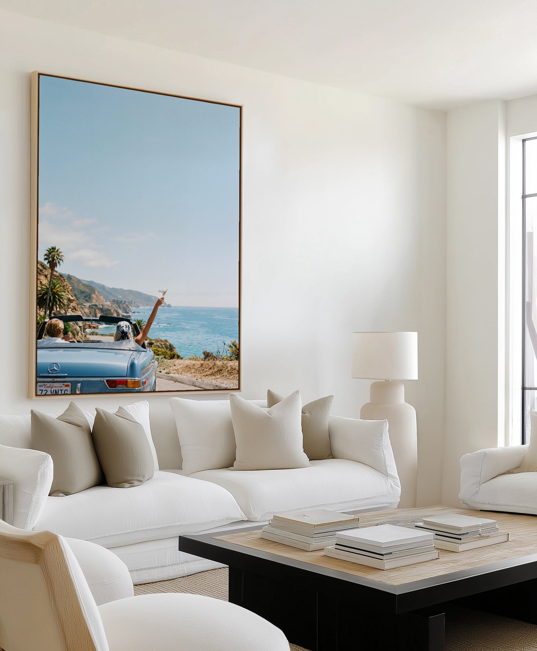 Salt & Chrome II | Framed Canvas Art Print