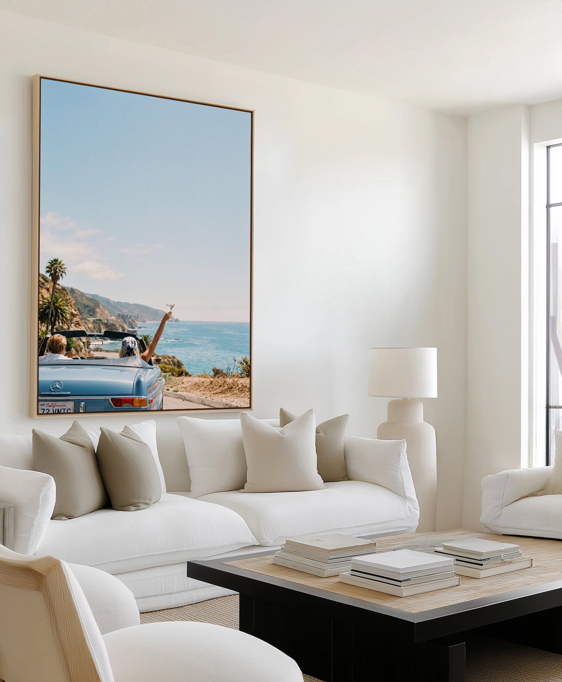 Salt & Chrome II | Framed Canvas Art Print