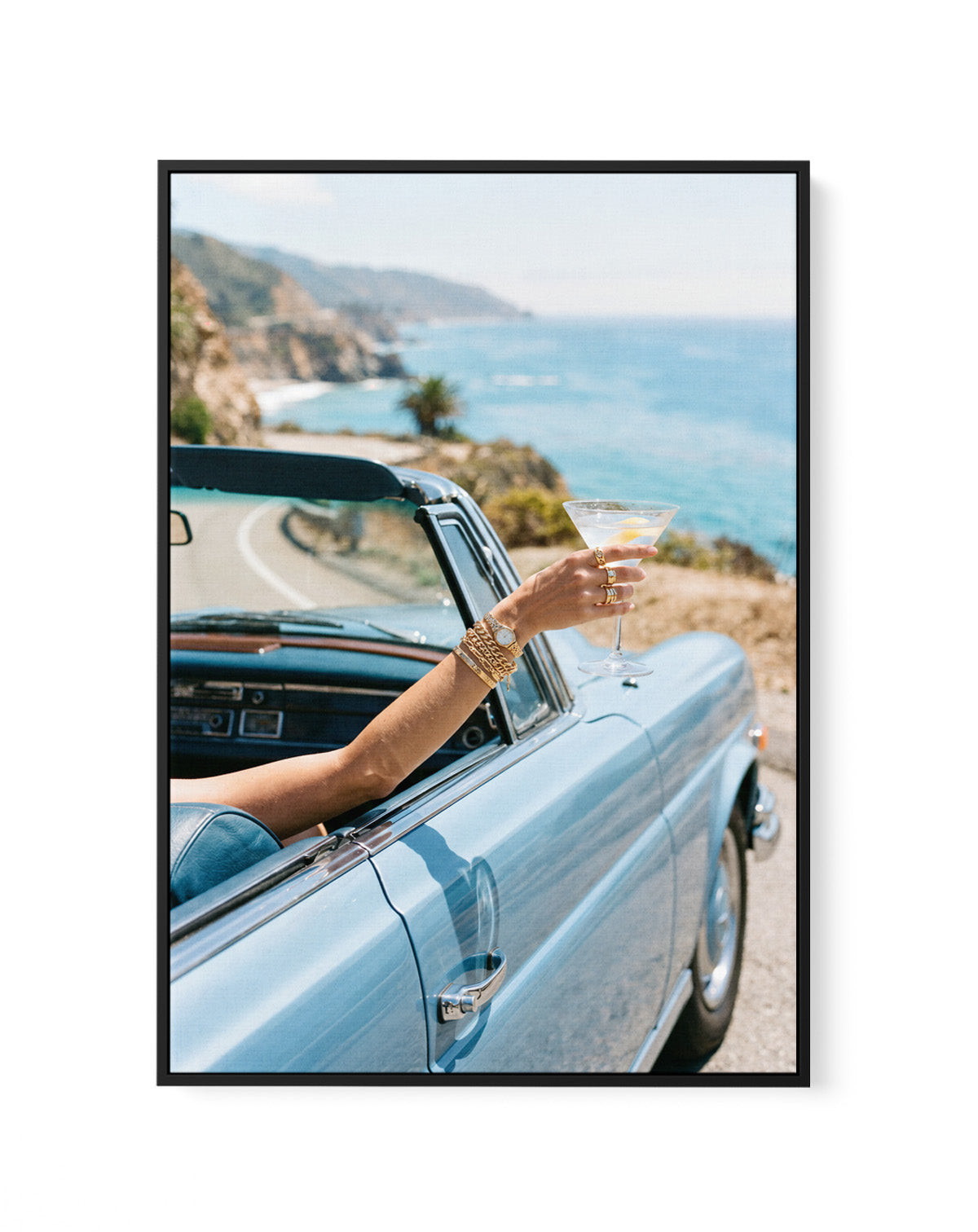 Salt & Chrome III | Framed Canvas Art Print