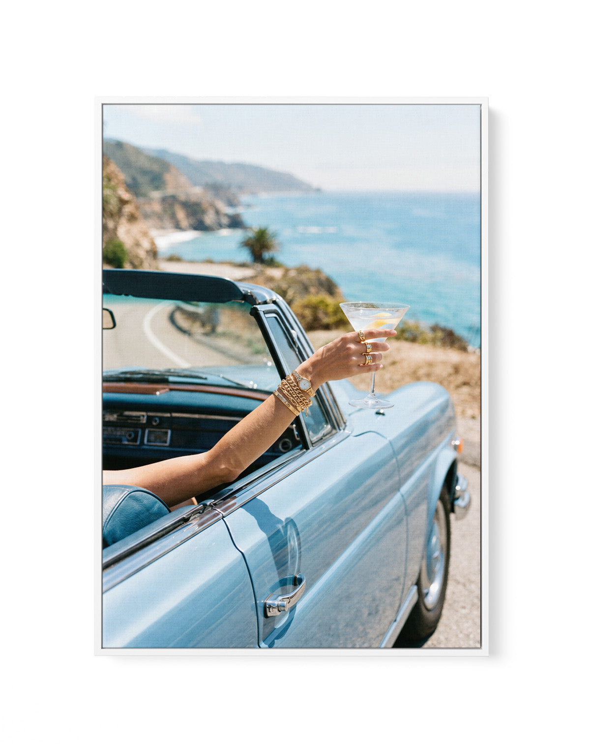 Salt & Chrome III | Framed Canvas Art Print