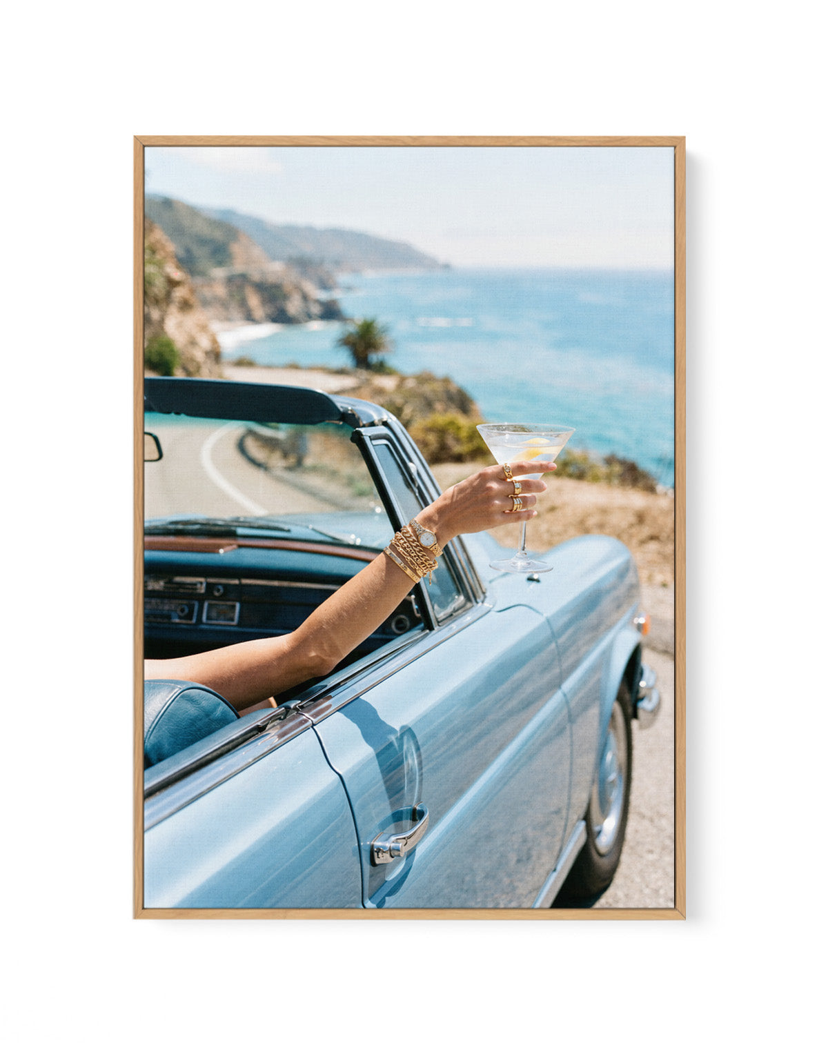 Salt & Chrome III | Framed Canvas Art Print