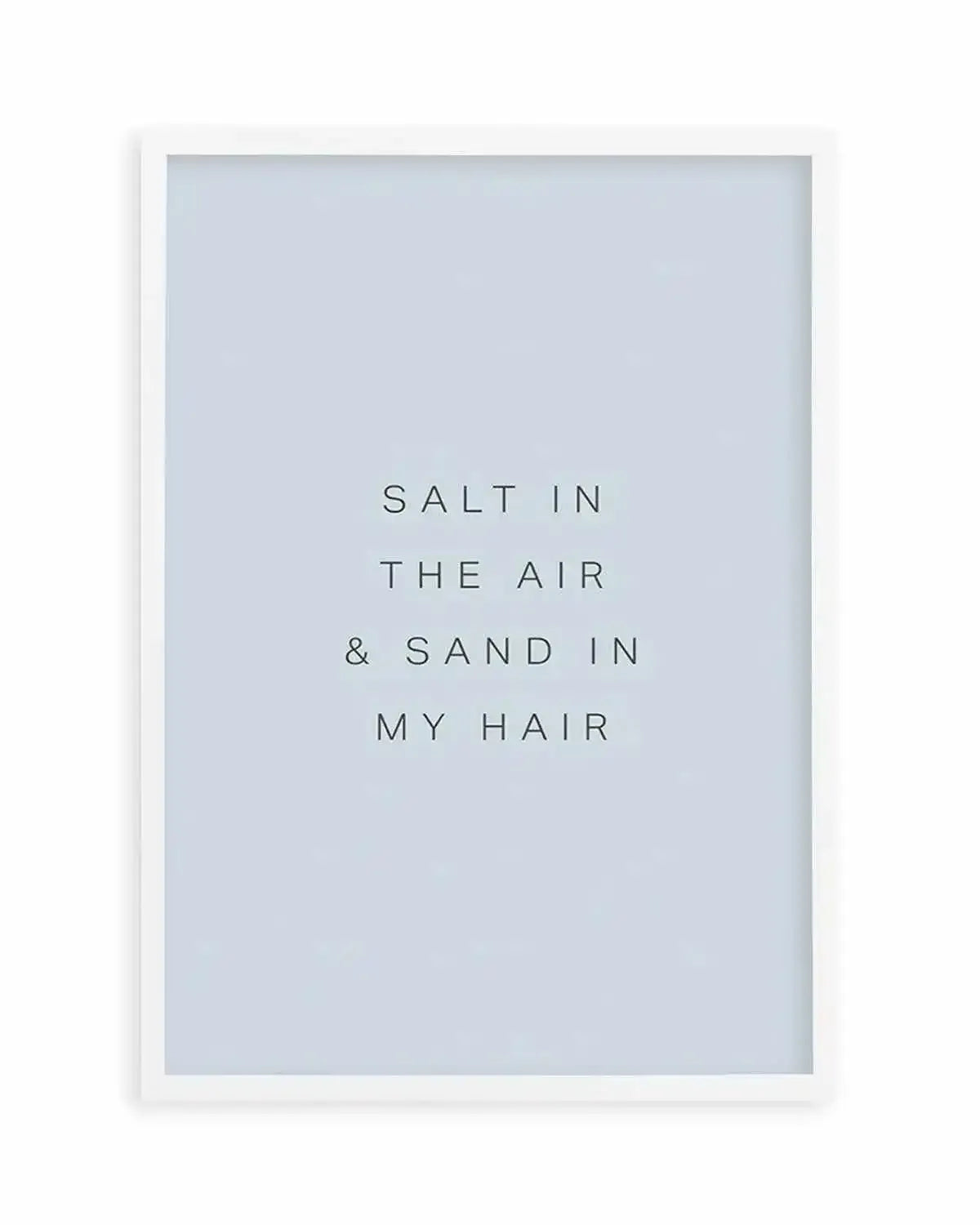 Salt in the Air Art Print from Olive et Oriel where you can shop wallpaper and artworks online
