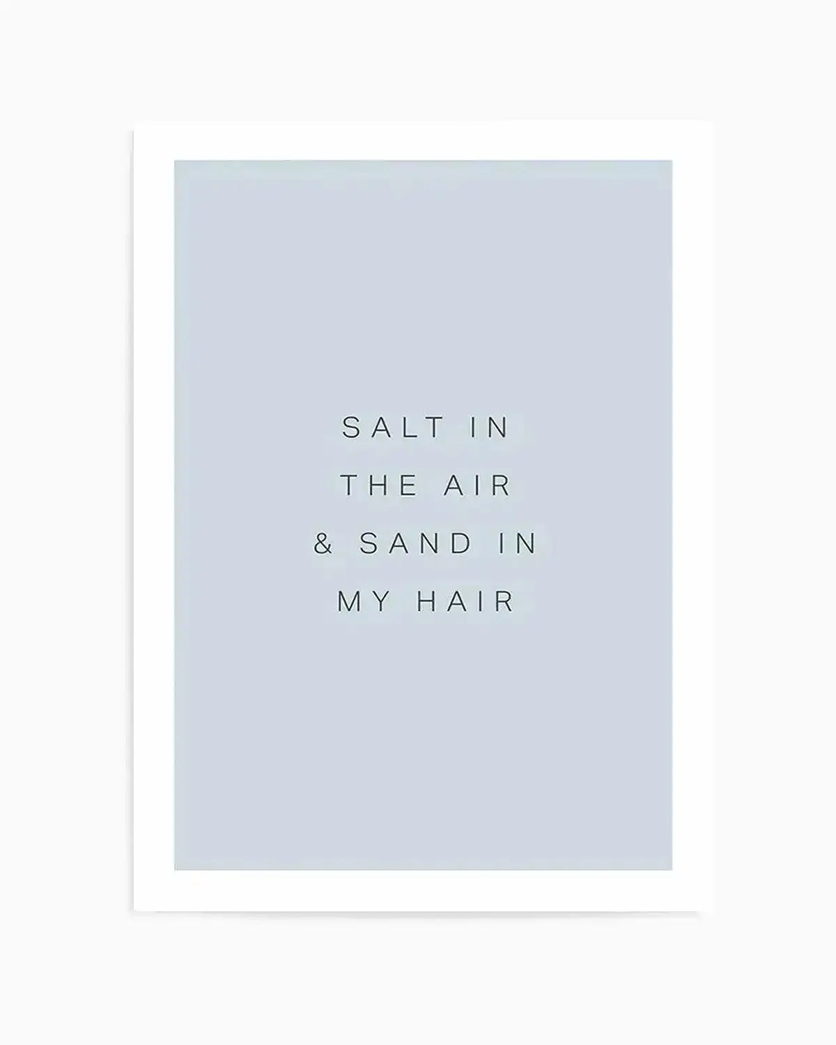 Salt in the Air Art Print from Olive et Oriel where you can shop wallpaper and artworks online