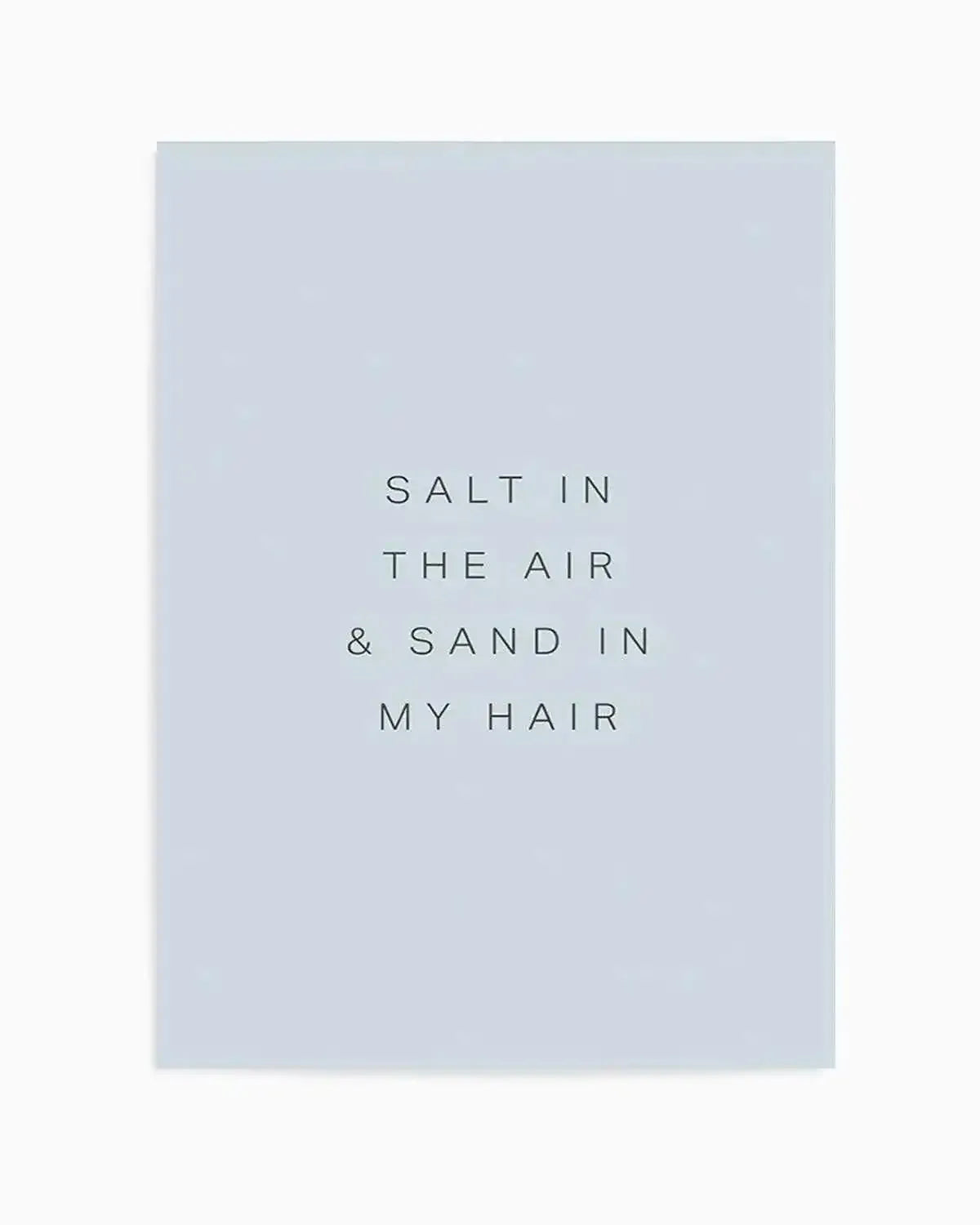 Salt in the Air Art Print from Olive et Oriel where you can shop wallpaper and artworks online