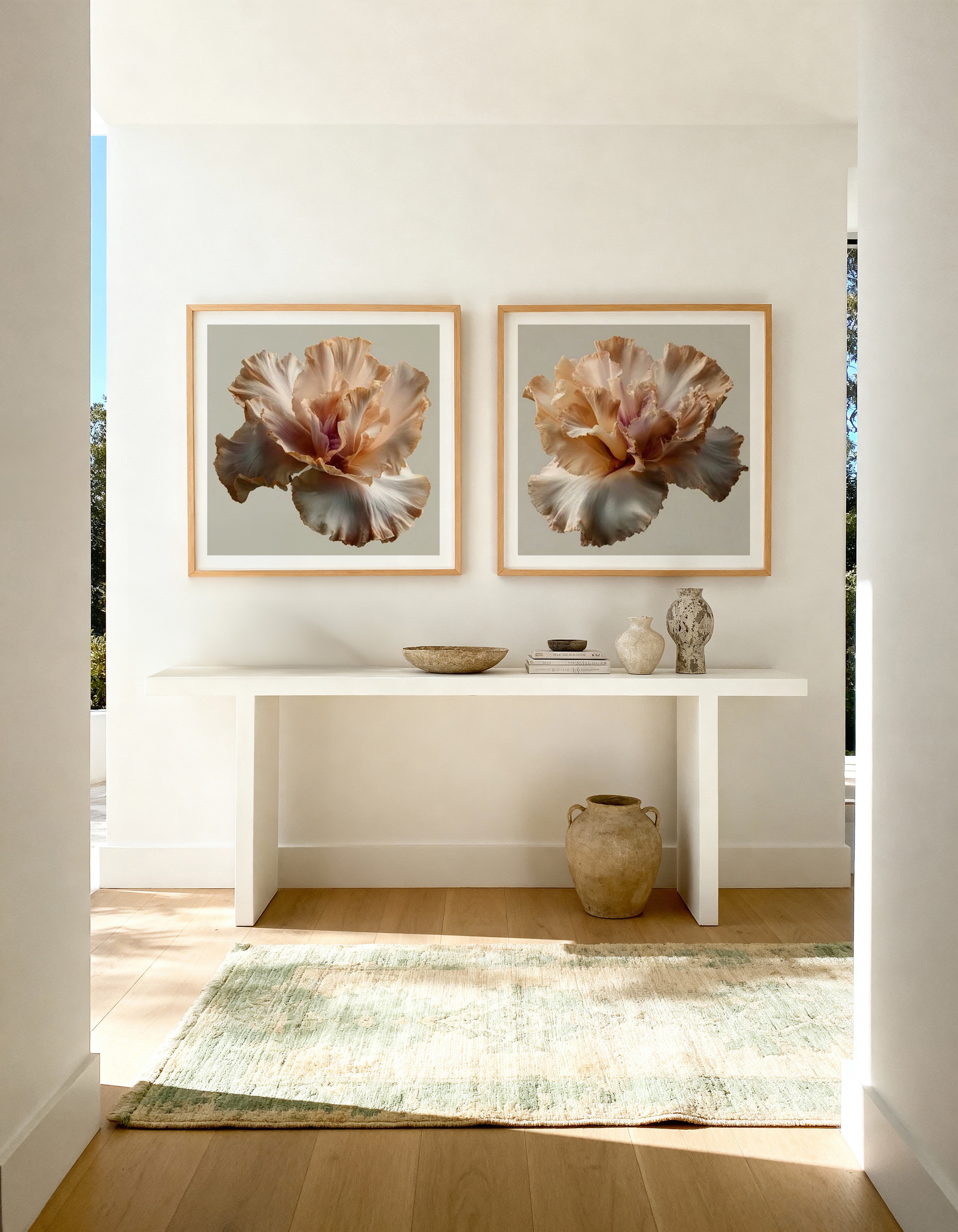 Salt Bloom I & II Art Print Set of 2 | Matching Wall Art