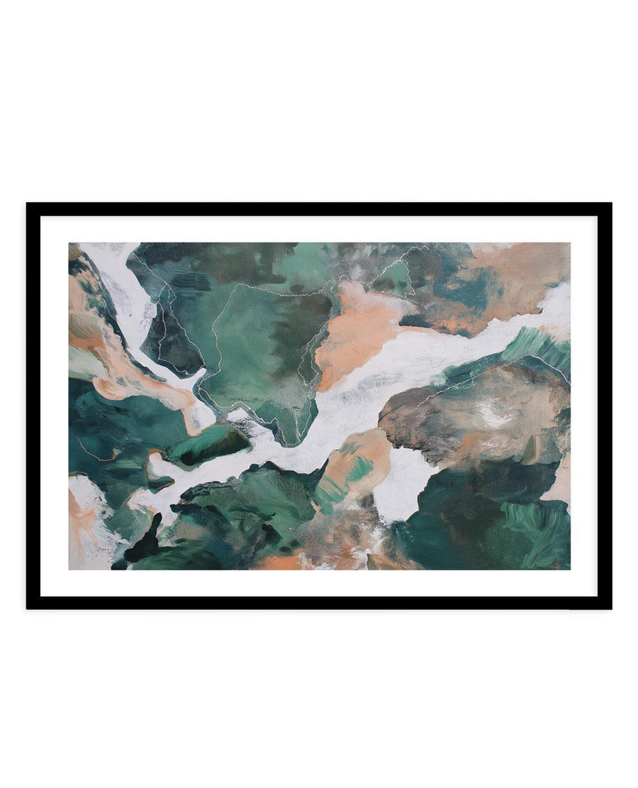 Saltwater Terrain I | Art Print from Olive et Oriel where you can shop wallpaper and artworks online