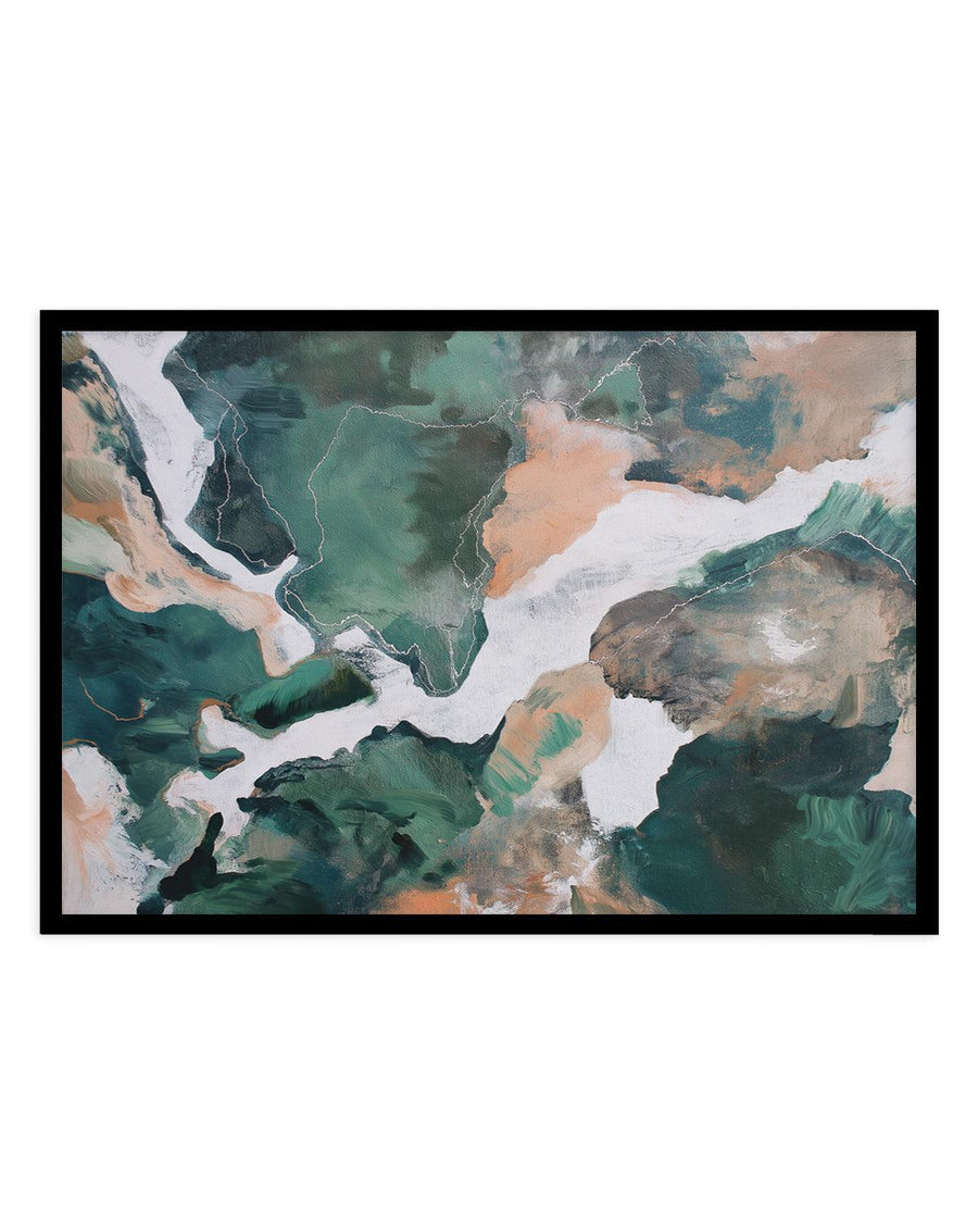 Saltwater Terrain I | Art Print from Olive et Oriel where you can shop wallpaper and artworks online