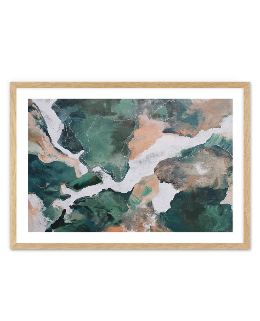 Saltwater Terrain I | Art Print from Olive et Oriel where you can shop wallpaper and artworks online