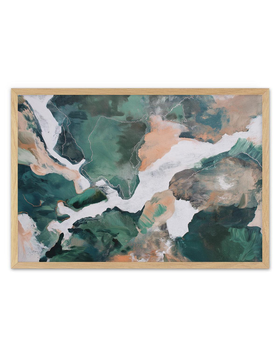 Saltwater Terrain I | Art Print from Olive et Oriel where you can shop wallpaper and artworks online