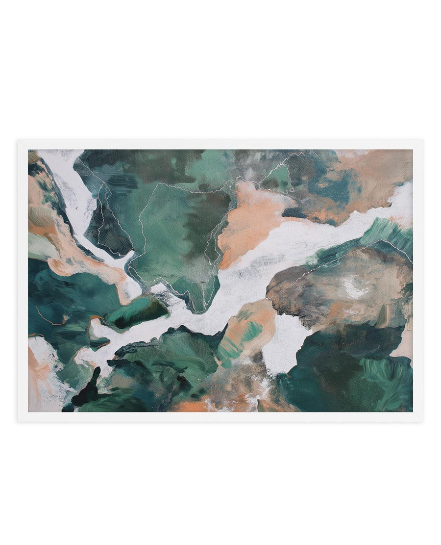 Saltwater Terrain I | Art Print from Olive et Oriel where you can shop wallpaper and artworks online