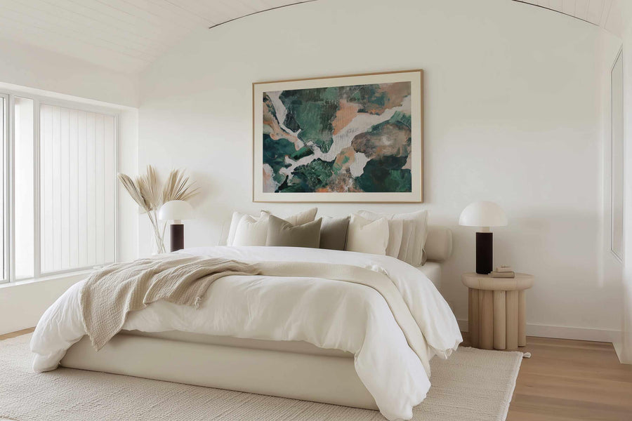 Saltwater Terrain I | Art Print from Olive et Oriel where you can shop wallpaper and artworks online