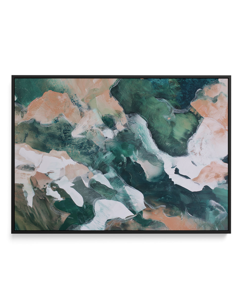 Saltwater Terrain II | Framed Canvas Art Print