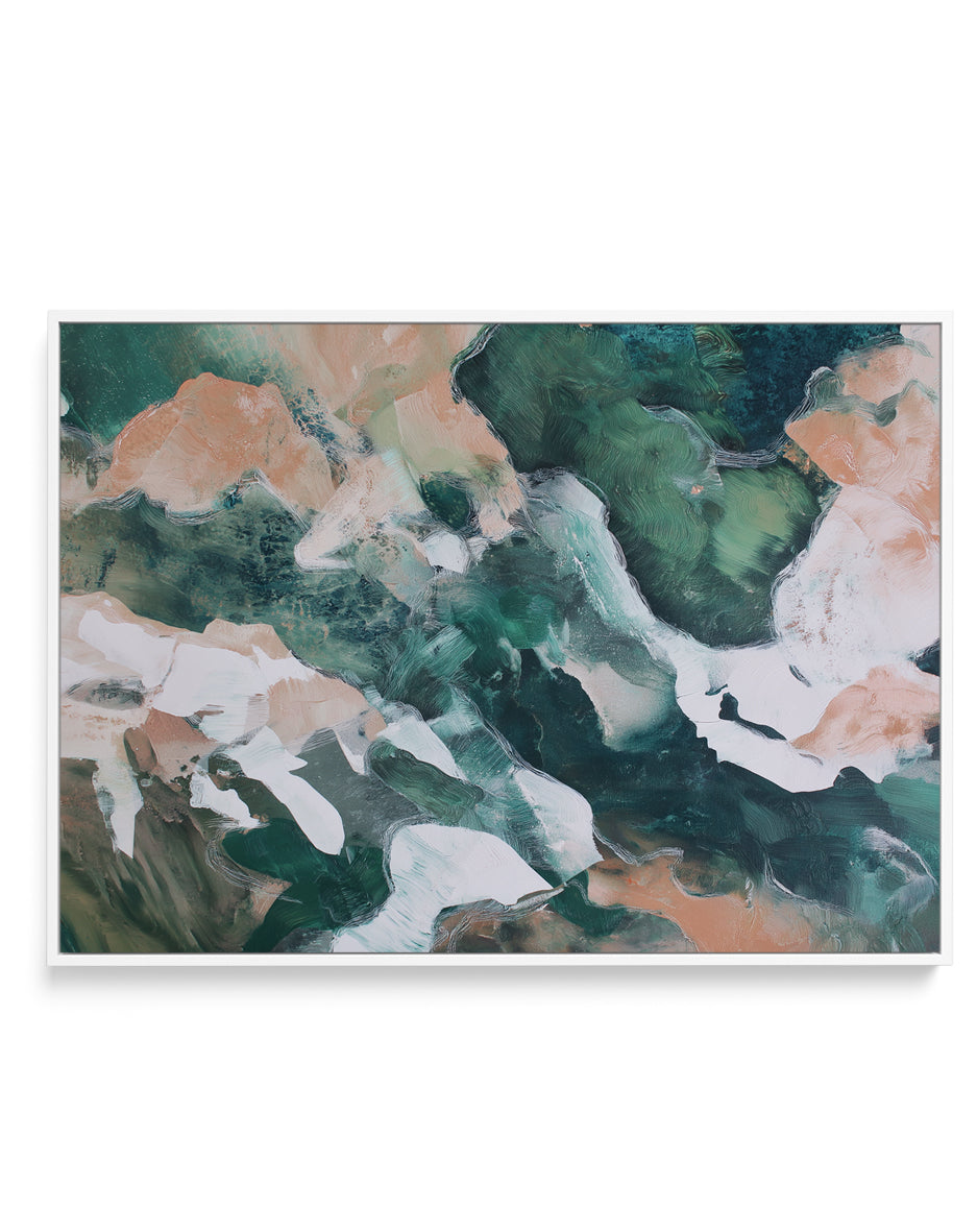 Saltwater Terrain II | Framed Canvas Art Print