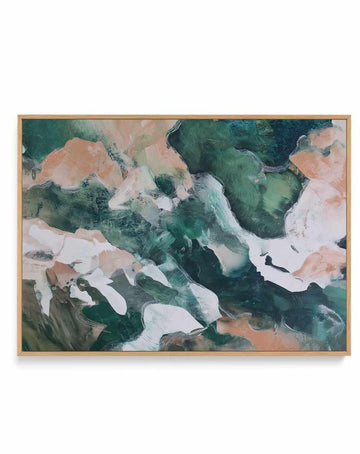 Saltwater Terrain II | Framed Canvas Art Print from Olive et Oriel where you can shop wallpaper and artworks online